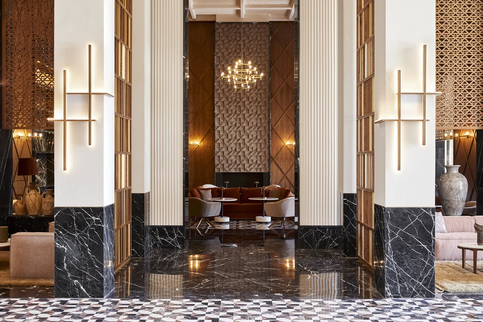 Lobby of Park Hyatt Marrakech