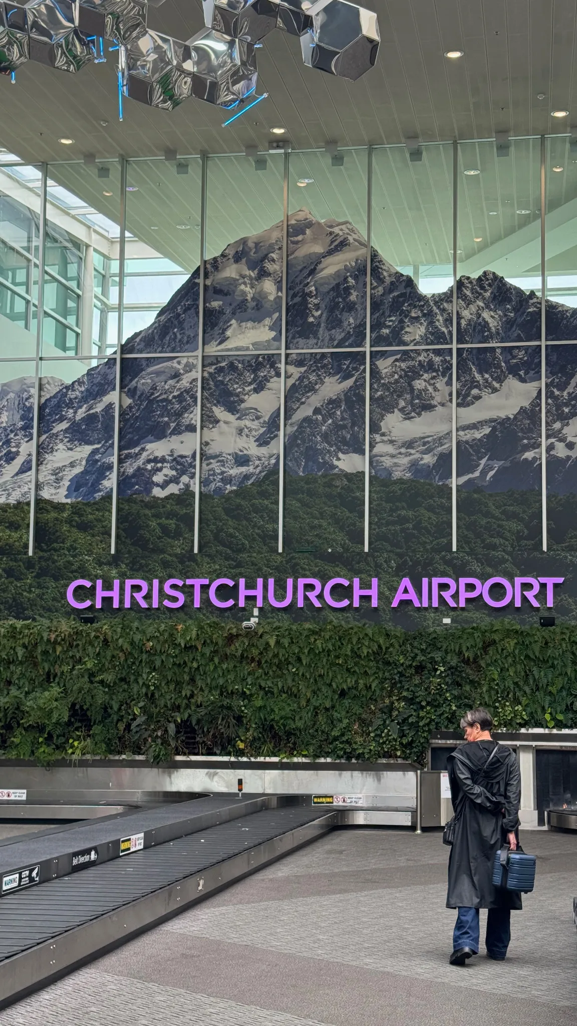 Arrival at Christchurch Airport, where we picked up our South Island rental car.