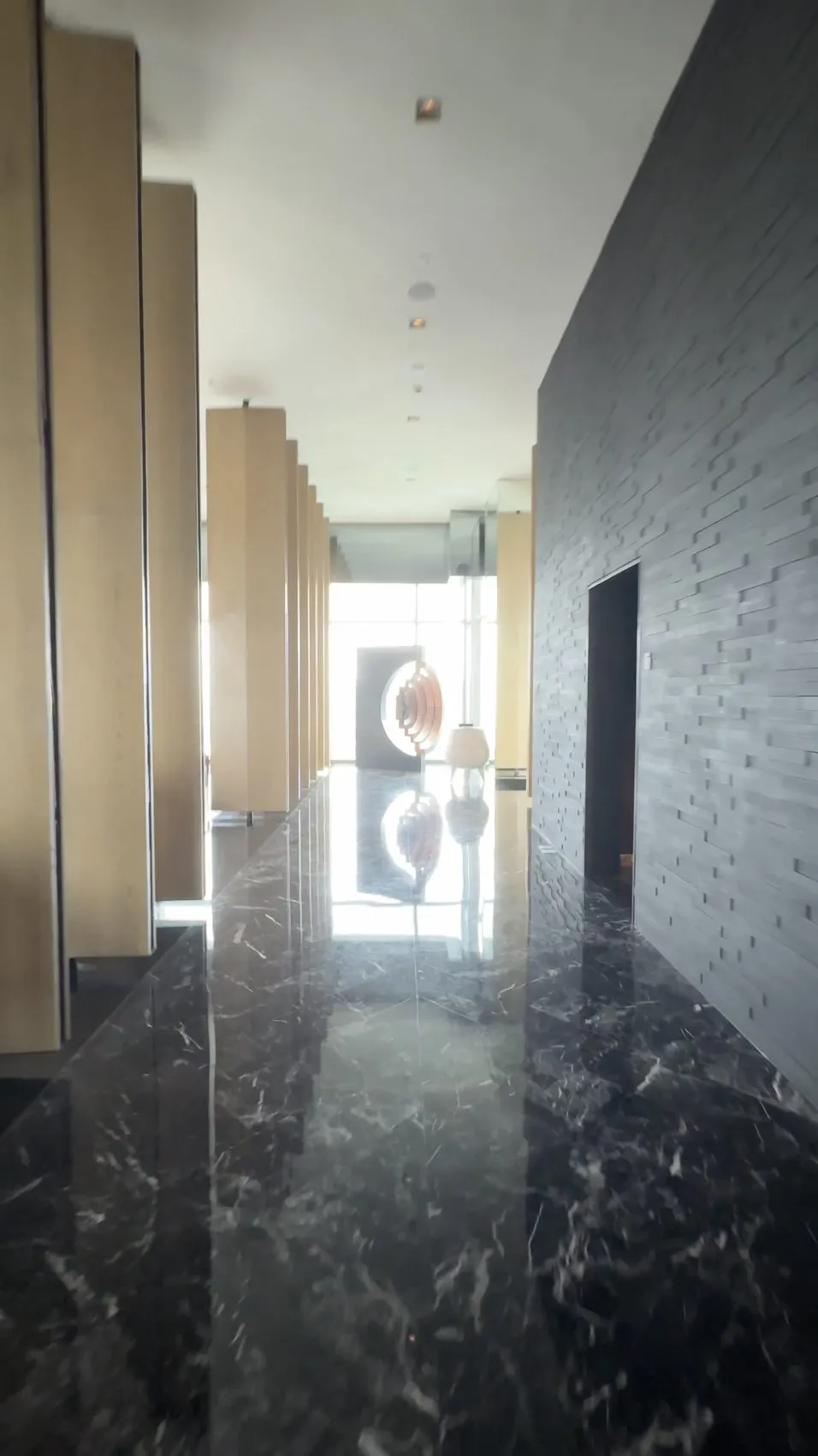 Even the corridors and transitional spaces are beautifully finished.