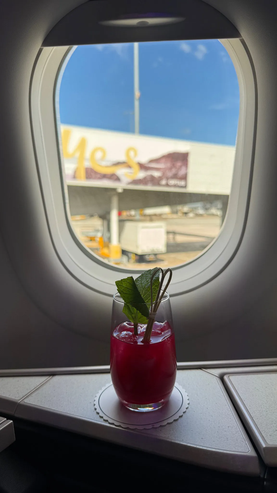 Round two of the MH Signature Drink by the window… I had two!