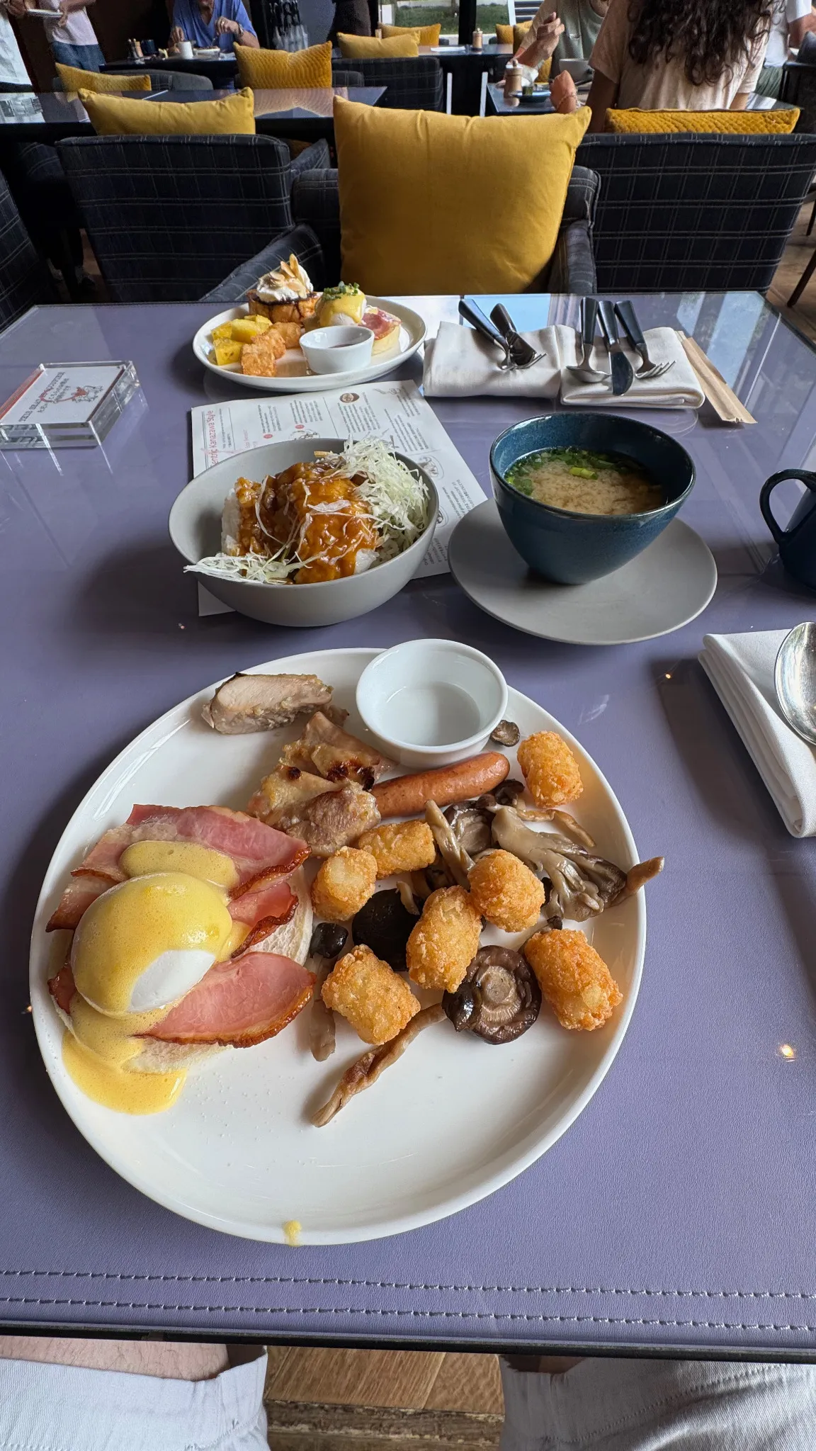 Our breakfast at FIVE – Grill & Lounge inside the neighboring Hyatt Centric Kanazawa.