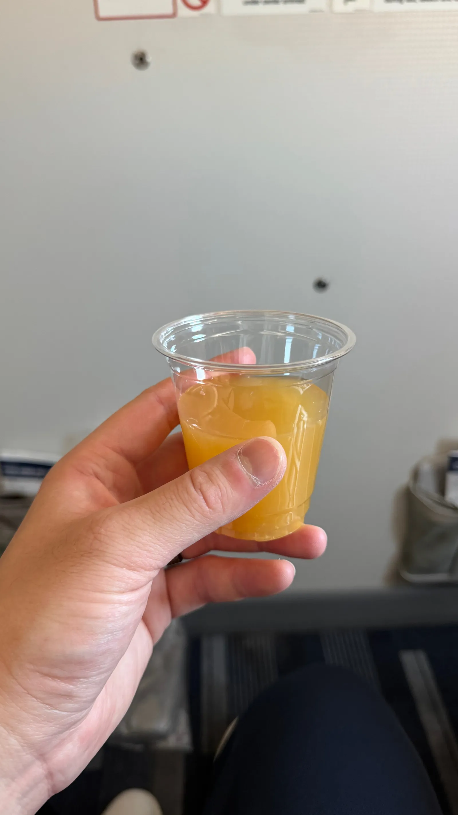 A welcome drink once we were settled in.